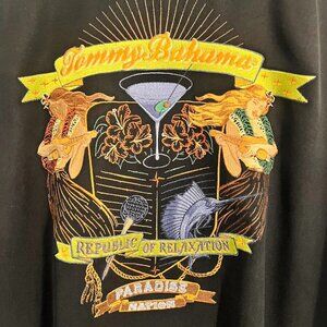 Tommy Bahama Silk Shirt XXL Republic of Relaxation Paradise Nation